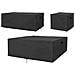 Set 3 Teli Protettivi Luxury Per Set Modulare Outdoor — Nero Impermeabile - Foto miniatura 1