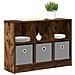 Credenza con cassetto Rovere fumé 73,5 x 22,5 x 53,5 cm - Foto miniatura 3