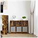 Credenza con cassetto Rovere fumé 73,5 x 22,5 x 53,5 cm - Foto miniatura 4