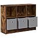 Credenza con cassetto Rovere fumé 73,5 x 22,5 x 53,5 cm - Foto miniatura 5