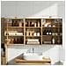 Set di Armadi da Bagno con porta 3 pcs 120 x 10,5 x 60,5 cm - Foto miniatura 2