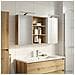 Set di Armadi da Bagno con porta 3 pcs 120 x 10,5 x 60,5 cm - Foto miniatura 4