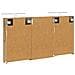 Set di Armadi da Bagno con porta 3 pcs 120 x 10,5 x 60,5 cm - Foto miniatura 9