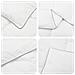 Set Duvet e Cuscino da Letto Bianco 200 x 220 cm Fibra di bambù - Foto miniatura 5