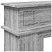 Cornice per camino Sonoma grigio 102 x 26 x 100 cm - Foto miniatura 7