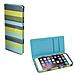 Leggero Stripes custodia a libro per iPhone 6 da 4.7´´ (Verde)  - Foto miniatura 1