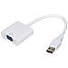 Adattatore Usb 3.0 Maschio a Vga Femmina - Foto miniatura 2
