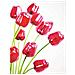 Tulipano In Cristallo Rosso 61 Cm 12 X - Foto miniatura 1