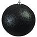 Decoball 20 Cm, Nero, Glitter - Foto miniatura 1