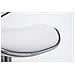 Sgabello Design Cucina Las Vegas V2 I Sedia Sgabello Imbottita In Similpelle I Sgabello Girevole E Regolabile (62-82 CM) Con Schienale Bianco - Foto miniatura 5