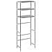 Scaffale Per Bagno Con 3 Ripiani Argento 53x28x169 Cm - Foto miniatura 2