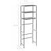 Scaffale Per Bagno Con 3 Ripiani Argento 53x28x169 Cm - Foto miniatura 13