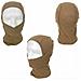 Passamontagna 1 Foro Balaclava Collare Multiuso Sottocasco Militare Tan - Foto miniatura 2
