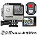 Kit Action Cam GoXtreme Vision+ 4K 12 MP Wi-Fi Argento / Nero + Custodia Impermeabile + Telecomando da Polso + Supporto per Bici + Batteria - Foto miniatura 1