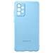 Custodia Silicon Cover Case Samsung Ef-pa725tlegww Per Galaxy A72 Sm-a725 Blu - Foto miniatura 5