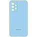 Custodia Silicon Cover Case Samsung Ef-pa725tlegww Per Galaxy A72 Sm-a725 Blu - Foto miniatura 13