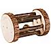 Giocattolo Cilindroo In Legno Per Porcellini D'india E Conigli 7 Cm - Foto miniatura 1