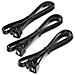 3x 0.5m Cavo Sata Iii Cavo Sata 3 Cavo Dati Hdd Ssd Collegamento Clip In Metallo 6gbit S 1x Diritta 1x 90 L-type Connettori - Nero - Foto miniatura 3