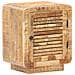 Comodino 40x30x50 Cm In Legno Massello Di Mango Grezzo - Foto miniatura 7