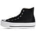 Scarpe Chuck Taylor All Star Lift Leather Hi Taglia 40 Codice 561675c Nero - Foto miniatura 2