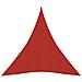Vela Parasole 160 g / m² Rossa 4x5x5 m in HDPE - Foto miniatura 1