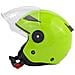 City Casco Jet Moto Doppia Visiera Certificato Ece 22-05 Scooter Verde Xl - Foto miniatura 7
