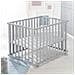 Box Per Bambini - Pieghevole - Grigio - 74x100 - Playpen Salvaspazio Con Rotelle - Foto miniatura 4