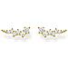 Ear Climber - Orecchini Da Donna In Argento Sterling 925, Con Pietre Bianche - Foto miniatura 1