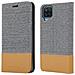 Custodia Compatibile Con Samsung Galaxy A12 / M12 In Grigio Chiaro Marrone - Coperchio Protettiva Con Chiusura Magnetica, Funzione Stand E Tasca Per Le Carte - Foto miniatura 8