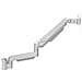Slatwall Supporto Monitor 2 snodi, argento - Foto miniatura 2