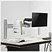 Slatwall Supporto Monitor 2 snodi, argento - Foto miniatura 5