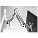 Slatwall Supporto Monitor 2 snodi, argento - Foto miniatura 7