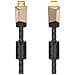 Premium Highspeed Hdmi Mit Ethernetkabel - Hdmi Stecker Bis Hdmi Stecker - 1,5m - Abgeschirmt - Bronze-kaffeebrau - Foto miniatura 1