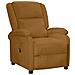Poltrona Elettrica Reclinabile Marrone In Velluto - Foto miniatura 2