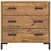 Cassettiera 75x35x70 Cm Legno Massello Di Pino Riciclato - Foto miniatura 3