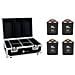 Set 4x Akku Tl-3 Qcl Rgb+uv Trusslight + Case With Charging Function - Foto miniatura 1