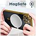 Cover Magsafe Per Iphone 14 Plus Silicone Protezione Fotocamera Bordo Oro - Foto miniatura 2