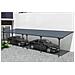 Pergola Addossata /posto Auto Coperto 33m² Kleo 1100l300 Grigio Alluminio - Foto miniatura 5