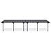 Pergola Addossata /posto Auto Coperto 33m² Kleo 1100l300 Grigio Alluminio - Foto miniatura 3