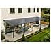 Pergola Addossata /posto Auto Coperto 33m² Kleo 1100l300 Grigio Alluminio - Foto miniatura 6