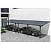 Pergola Addossata /posto Auto Coperto 33m² Kleo 1100l300 Grigio Alluminio - Foto miniatura 1