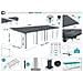 Pergola Addossata /posto Auto Coperto 33m² Kleo 1100l300 Grigio Alluminio - Foto miniatura 7