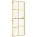 Porta Interni Sottile Oro 76x201,5cm Vetro Temperato Alluminio - Foto miniatura 2