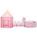 Tenda Da Gioco Per Bambini Rosa Con 250 Palline 301x120x128 Cm - Foto miniatura 7