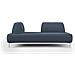 Newton Divano Lineare Con Schienali Movibili T07 Blu - Foto miniatura 2