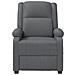 Poltrona Massaggiante Antracite In Similpelle - Foto miniatura 3