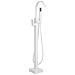 Rubinetteria Per Vasca Da Bagno Freestanding Ribbon Bianco - Foto miniatura 11