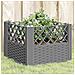 Fioriera Giardino Picchetti Grigio Chiaro 43,5x43,5x43,5 Cm Pp - Foto miniatura 1