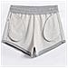 Pantaloncini Corti Da Donna Grigio L - Foto miniatura 3