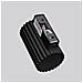 Lampada Da Parete Karbon 10 Nero Sl. 1648 - Minimalista Lampada Da Parete Nero 10x6.5x8.5 Cm - Foto miniatura 8